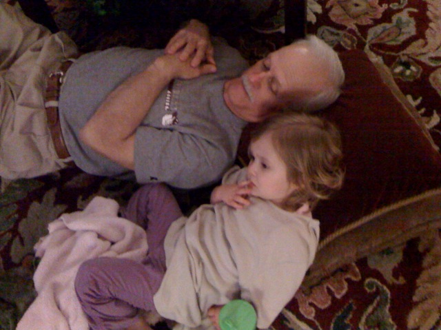Pappy and Ella: Hanging out
